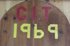 CIT plaque from 1969 at Camp Hinds in Ring Hall. Located on the main entrance wall of Ring Hall.