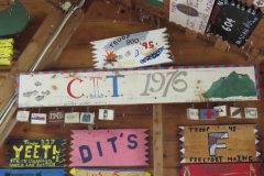 CIT plaque from 1976 at Camp Hinds in Ring Hall. Located on the main entrance wall of Ring Hall.