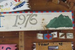 CIT plaque from 1976 at Camp Hinds in Ring Hall. Located on the main entrance wall of Ring Hall.