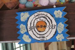Troop 633 plaque from 2015 at Camp Hinds in Ring Hall. They stayed in Tenny. Located in the middle rafters of bay 1.