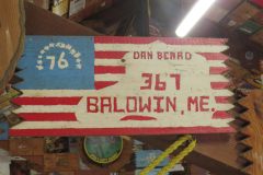 Troop 367 Plaque from 1976 at Camp Hinds in Ring Hall. They stayed in Dan Beard. Located in the middle rafters of bay 1.