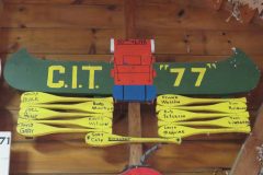 CIT plaque from 1977 at Camp Hinds in Ring Hall. Located on the wall of the main entrance.