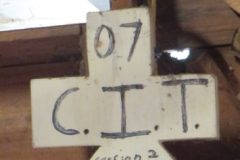CIT plaque from 2007 (Session 2) at Camp Hinds in Ring Hall. They stayed in Boone. Located on the main entrance wall of Ring Hall.