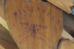 Troop 91 Honor Patrol plaque from 1964 at Camp Hinds. They stayed in Wilderness. Located in the middle rafters of Bay 1 in Ring Hall.