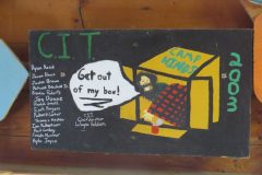 CIT plaque from 2003 at Camp Hinds in Ring Hall. They stayed in Boone. Located on the main entrance wall of Ring Hall.